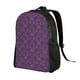 thumbnail image 2 of Fotbe Retro Florals Purple Mochila de Viaje para Laptop, Mochila Ejecutiva Delgada y Resistente 15.6", 2 of 8
