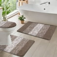 thumbnail image 5 of Ileading Traditional 3 Piece Microfiber Washable Bathroom Rug Set, 5 of 9