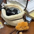 thumbnail image 4 of Cute Cats Shape Plushs Bags Bags Crossbody Storage Bags Handheld And One Shoulder Bags That Are Casually Versatile Good Gifts For Birthdays Open School Season, 4 of 6