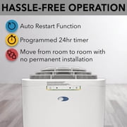 Whynter ARC-110WD 6500 BTU Portable Air Conditioner Dual Hose