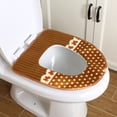 thumbnail image 2 of Small Rug for Bathroom Floor Large Rug Bathroom Bathroom Skirt Cover Toilet Floor Mat Disposable Small Bathroom Rugs Non Soft Bathroom Padded Toilet Seat Stretchable Fibres Easy To Fit, 2 of 4
