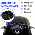 thumbnail image 3 of Mercedes Benz Kids Ride On Car 12V Licensed Electric Cars Motorized Vehicles for Boys, Remote Control, Leather Seat, Music, Horn, 3 of 5