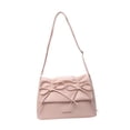 thumbnail image 3 of Bolso de mano para mujer con decoración de lazo, bolso informal elegante para mujer Rosa, 3 of 8