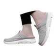 thumbnail image 3 of Womens Shoes,Low Heel Sneakers Breathable Comfortable for Daily Walking Soft Sole Low Heel Sneakers for Lightweight Wear,Shoes for Women,Pink,7.5, 3 of 8