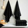 thumbnail image 2 of American Soft Linen 4-Piece Luxury Turkish Bath Towel Set, 2 of 9