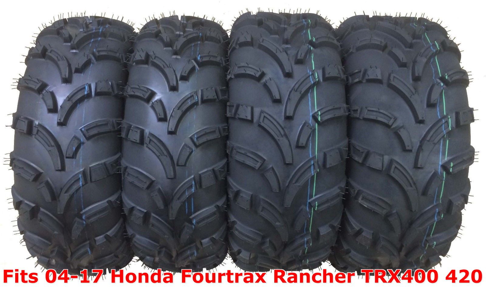 Full Set 0417 Honda Fourtrax Rancher TRX400 420 ATV Tires 24x812