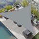thumbnail image 1 of 3x3x3m Gris Voile D'ombrage Impermable Triangulaire Pes Toile Ombrage Auvent Protection Des Rayons Uv Pour Extrieur Jardin Terrass Balcon Couleur, 1 of 5