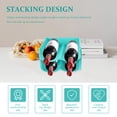 thumbnail image 6 of WRISTBIQUE 4Pcs Can Rack for Beverage Storage Blue PP Material with Rectangular Shape, 6 of 8