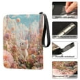 thumbnail image 4 of Game Card Storage Bag Collectible Trading Card Albums The 4-Pocket Card Binder With 50-Page Sleeve Can Hold 400 Game Cards Flower World Cat, 4 of 6
