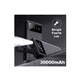 thumbnail image 3 of Power Bank Negro Portátil 30000mah Dual Puerto Con Linterna negra, 3 of 5