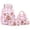 Pink, variant on Lightweight School Bookbag For Elementary Adjustable Straps Cute Backpack Brown