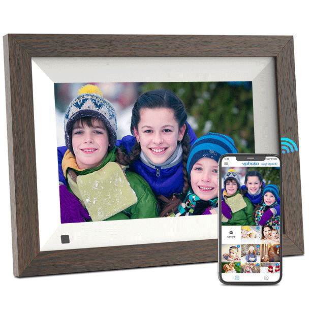 FULLJA 16GB Wifi Digital Picture Frame 8 inch, Share Moments Instantly