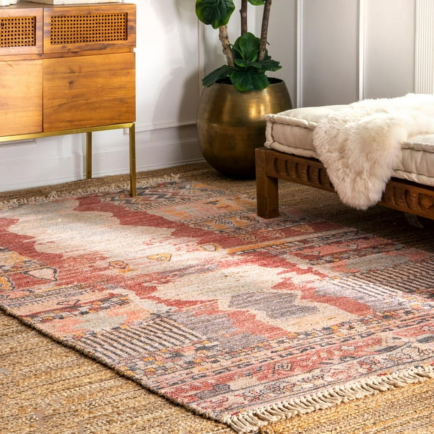 nuLOOM Vintage Flatweave Hermina Area Rug