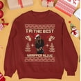 thumbnail image 2 of I'm The Best Wrapper Alive Wayne Hip Hop Lil Ugly Christmas Sweatshirt | Funny | 3 Colors, 2 of 8