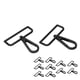 thumbnail image 4 of Cierre de llavero Jadeshay 10 piezas Gancho a presión para cordón bolso accesorios de hardware para equipaje clip de aleación con forma de langosta, 4 of 14