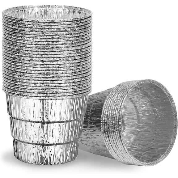 Matchwaves 100 Pack BAC407 Grease Bucket Liner for Traeger Pro Series 575 780, 20 22 34 Series, Ironwood 650 885, Drip Pan Liners for Traeger HDW152, Grill Accessories Drip Tray for Traeger, Pit Boss