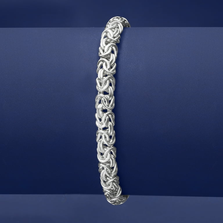 Ross simons sterling deals silver byzantine bracelet
