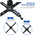 thumbnail image 3 of Soporte Proyector  Bloosom Universal Cañón Ajustable 15kg Techo Pared Negro, 3 of 4