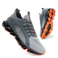 thumbnail image 2 of Men's Breathable Knit Blade-Sole Sneakers, Lightweight Lace-Up Athletic Shoes with Shock Absorption for Running, Gym, and Casual Streetwear, 2 of 10