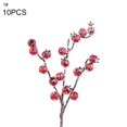 thumbnail image 2 of 10Pcs Mini  Artificial Red Berries  Flower New Year Home Ornaments, 2 of 8