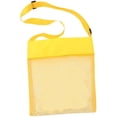 thumbnail image 1 of Sacs Coquillages pour Jouets de Plage pour Enfants, Sacs de Plage Colorés en Maille Respirante, Sacs Coquillages de Mer avec Sangles de Transport Ajustables, Sacs Portatifs pour Trésors de Plage en Sable et Coquillages, Sac de Rangement pour Jouets, Seulement les Sacs (Yellow1), 1 of 8