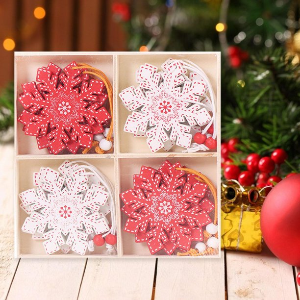 12 UNID Árbol de Navidad Colgante Reutilizable Decorativo Hecho de Linda Joyería de Navidad Ornamentos Colgantes de Navidad Mezcla b BLESIY Colgante de árbol de Navidad