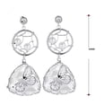 thumbnail image 2 of Aretes Cristal Y Perlas Mariposa Oro 14k Laminado blanco Unitalla, 2 of 2