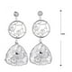 thumbnail image 2 of Aretes Cristal Y Perlas Mariposa Oro 14k Laminado blanco Unitalla, 2 of 2