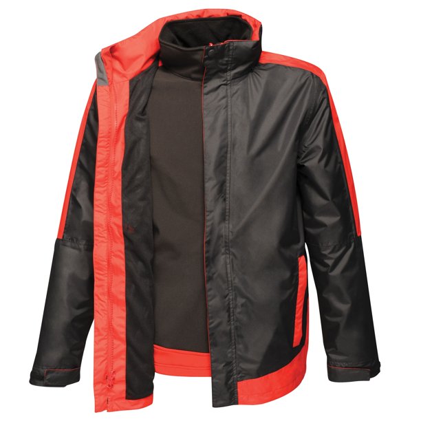 Regatta - Chaqueta Acolchada Contraste para Hombre (Negro, Rojo Clásico) Regatta UTRW6518_blackclassicred