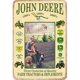 thumbnail image 1 of Placa Metal Vintage John Deere Pintura Hierro Rectangular Arte La Pared 20x30cm, 1 of 9