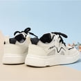 thumbnail image 5 of LTTVQM Sneakers for Girls Boys Lace-Up Mesh Chunky Platform Breathable Running Walking Shoes Comfortable Soft Casual School Athletic Footwear Black 9 Toddler, 5 of 5