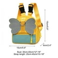thumbnail image 5 of Arnés de mochila para perro, alforja impermeable ajustable para mascotas, mochila con alas reflectantes, correa acoplable con hebilla en forma de D, 5 of 5