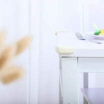 Uxcell Desk Tables Edge Corner Cushions Strip Roll Soft Bumper Protector Foam White 10pcs