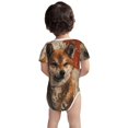 thumbnail image 3 of Yiaed Vintage Shiba Inu Art Print Infant Climbing Short Sleeve Onesie One-Piece Baby Bodysuit Clothes 0-12 Months -9M, 3 of 6