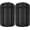 Black 24L 2-PACK, variant on Waterproof Compression Stuff Sack, Lightweight for Travel Camping