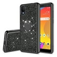 thumbnail image 2 of SPY Case for TCL 30Z (T602DL), TCL 30 LE (Verizon) Case Glitter Magnetic Car Ring Holder Kickstand Phone Cover Case - Black, 2 of 5