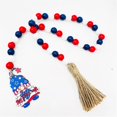 thumbnail image 4 of Independence Beads Garland Wood Beads Hanging Decoration for Home Decor, 4 of 4