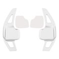 thumbnail image 1 of Steering Wheel Paddle Shifter Extensions For BMW F15 F25 F30 Aluminium Silver, 1 of 12