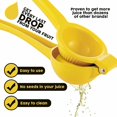 thumbnail image 4 of Cribun Manual Lemon Squeezer - Manual Citrus Juicer Press - Squeeze Lemon Lime Orange and Extract All Fruit Juice - for Heavy Duty Handheld Use - Dishwasher Safe, 4 of 9