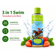 Childs Farm 3 in 1 Swim Strawberry & Mint, 8.4 fl oz 2 Pack