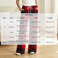 thumbnail image 3 of Edvintorg Lounge Pants Women with Pockets Elastic Waisted Plaid Comfy Bottom Drawstring Wide Leg Loose Pajamas Pant Womens Clothes Multicolor S-2XL, 3 of 7