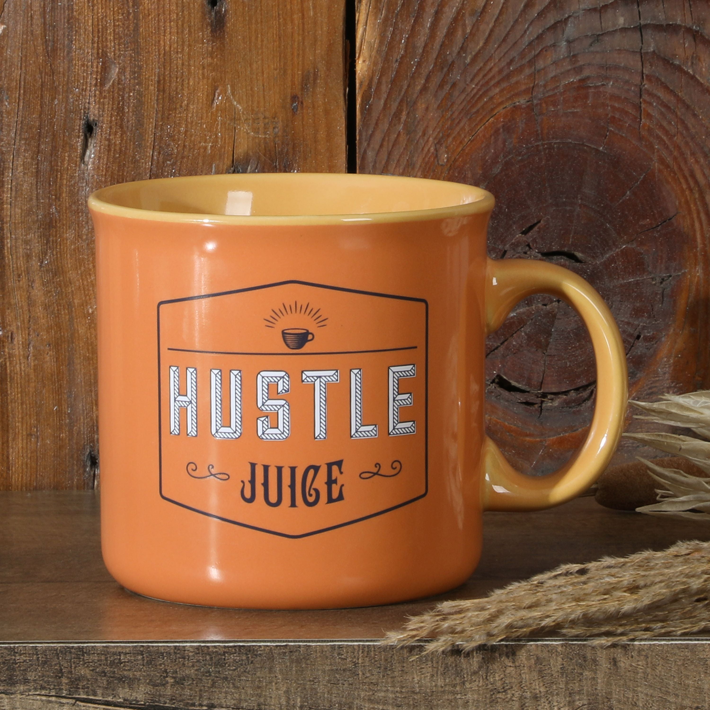 Wanda June Home Hustle Juice 20-ounce Orange Stoneware Mug by Miranda Lambert