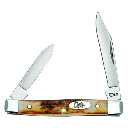 ZRQarq WR XX Pocket Knife Indian Sambar Stag Pen Item #088 - (5233 SS) - Length Closed: 2 5/8 Inches