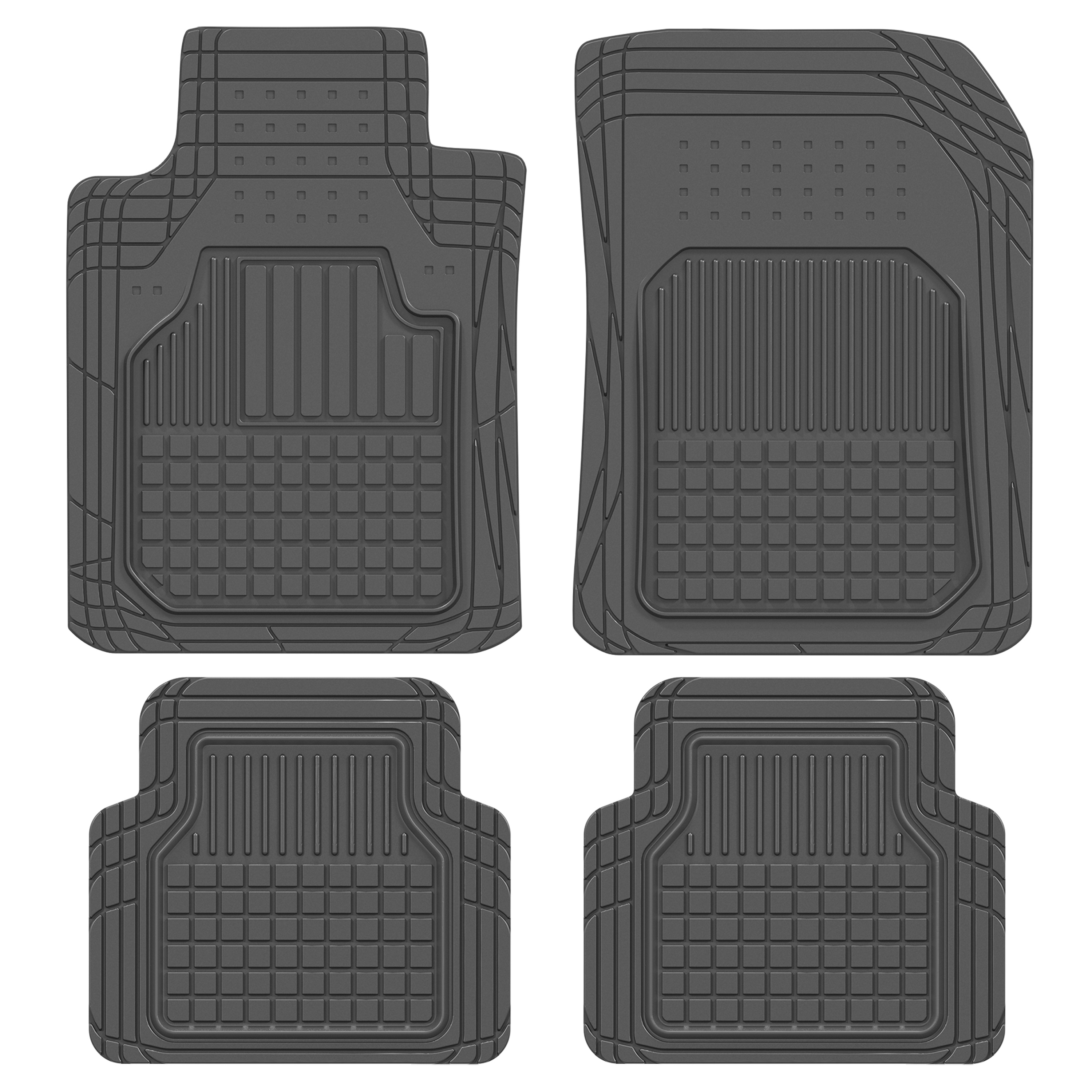 Motor Trend Rubber Car Floor Mats, Trim to Fit, Set of 4 photo 8