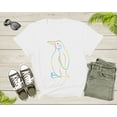thumbnail image 3 of Colorful Emperor Penguin Bird Animal Standing Cool Profile T-shirt Penguin Shirt Penguin Lover Gift Animal Lover Shirt Emperor Penguin Shirt, 3 of 8
