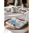 thumbnail image 6 of Blue Hydrangea Cloth Napkins Set of 4 Reusable Dinner Napkins, Pink Flowers Spring Botanical Country Plants Cocktail Napkin Washable Table Napkins for Wedding/Holiday Party/Baby Shower 20"x20", 6 of 7