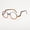 +2.0, variant on Artistic Reading Glasses for Women Men - Irregular Color-Block Trendy Old-Fashioned Unique Frame Readers