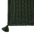 thumbnail image 4 of My Texas House Reece Sherpa Cable Knit Throw Blanket, Kombu Green, Standard Throw, 4 of 5