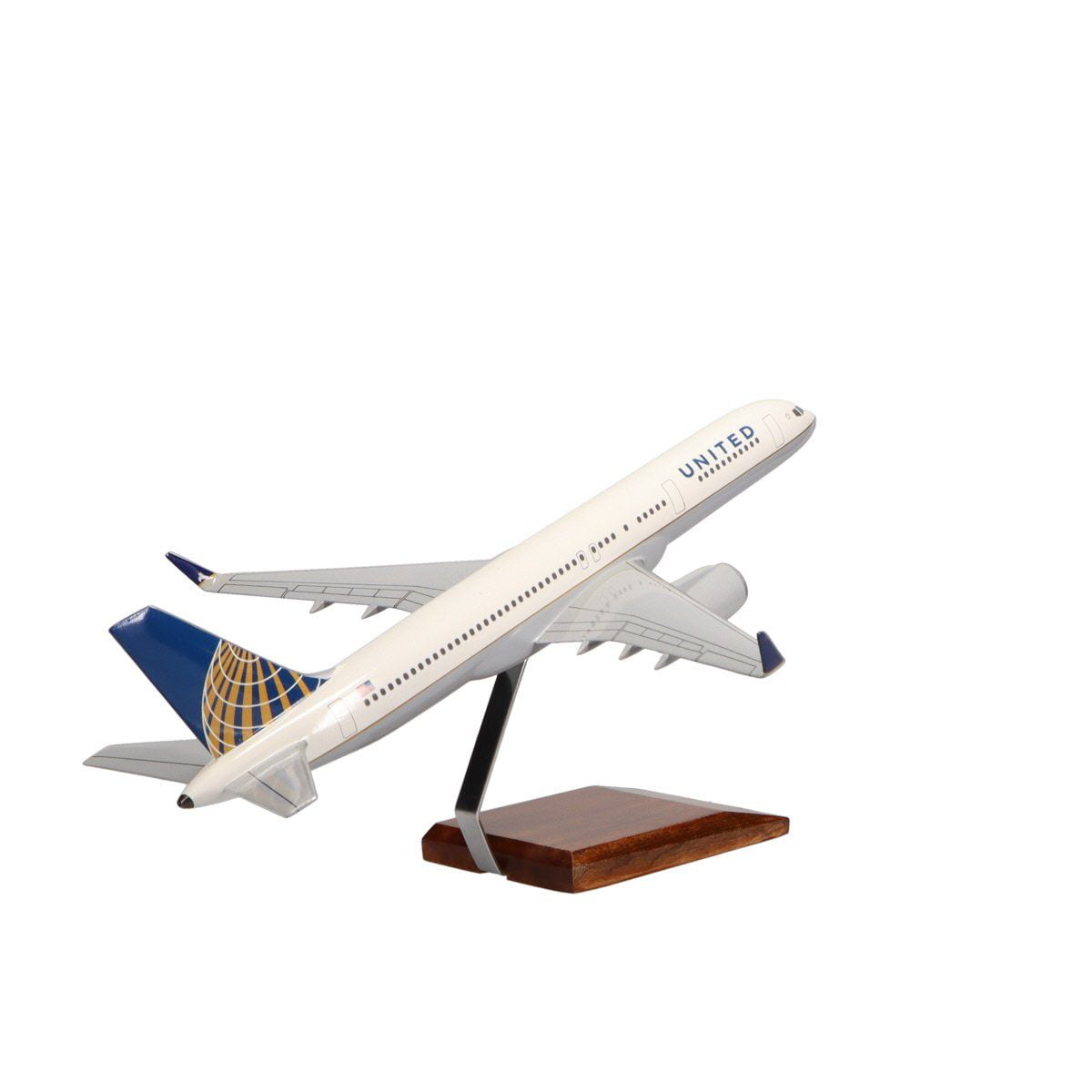 Limited Edition Large Mahogany Model Current Livery High Flying Models Boeing 757-200 United Airlines 
