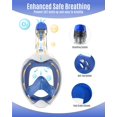 thumbnail image 3 of Máscara de Snorkel G2RISE para Niños con Visión Panorámica de 180°, 3 of 6
